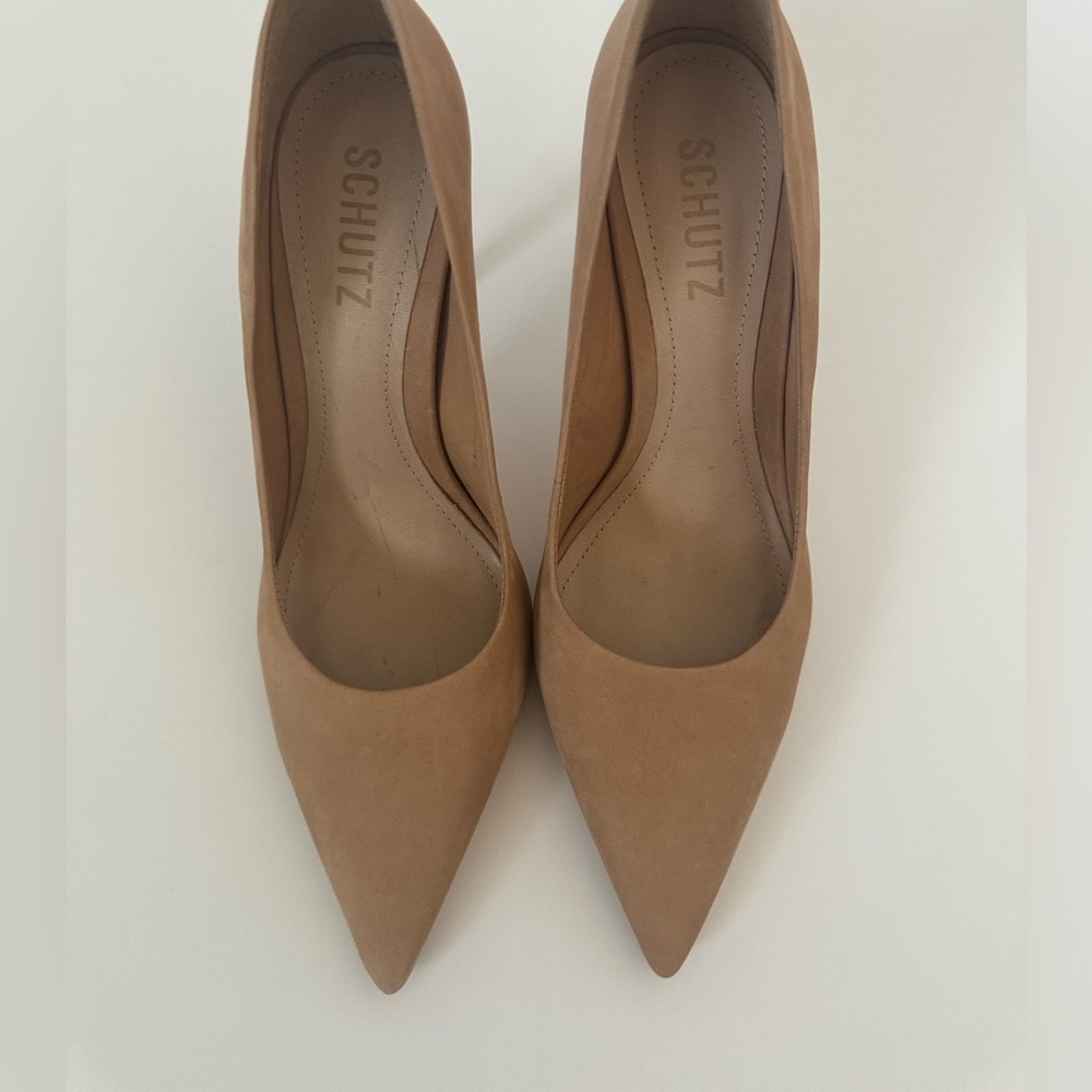 SCHUTZ nubuck/ suede pump